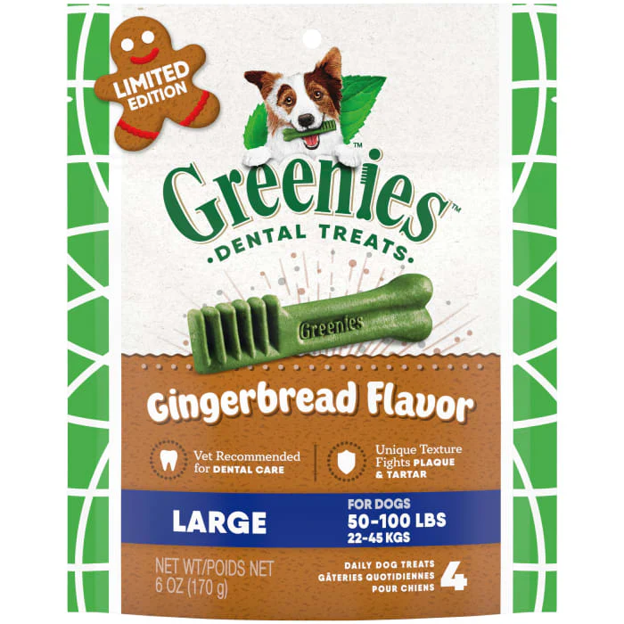 Dog Dental Treats - Gingerbread Flavored